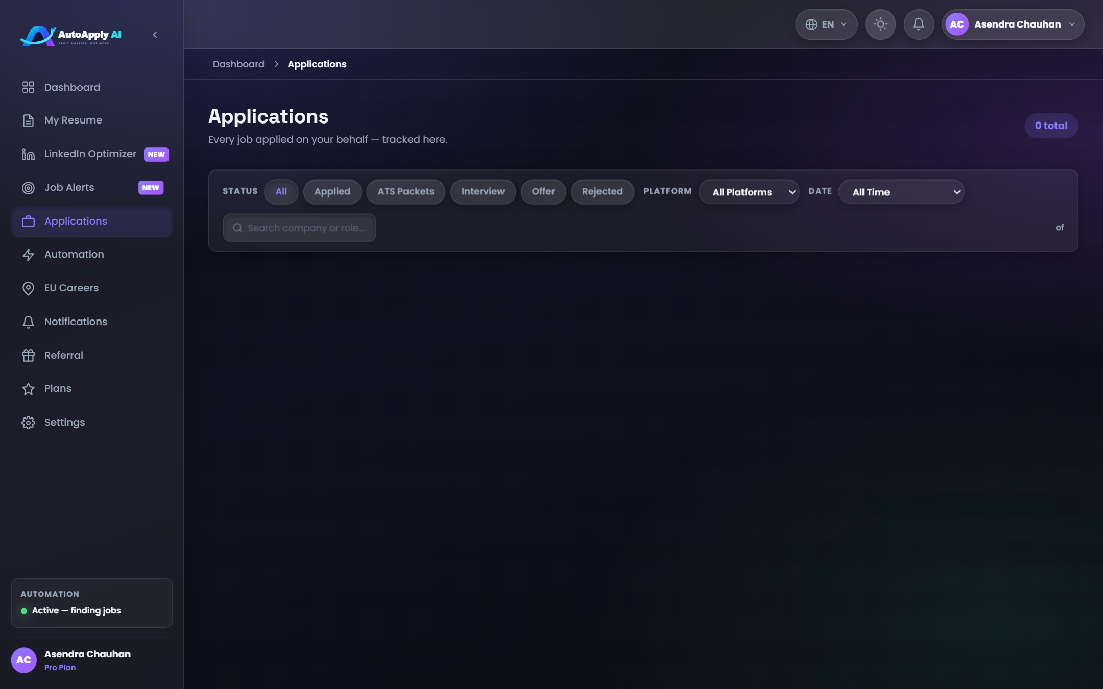 AutoApply AI Jobs Match and Ghost Score